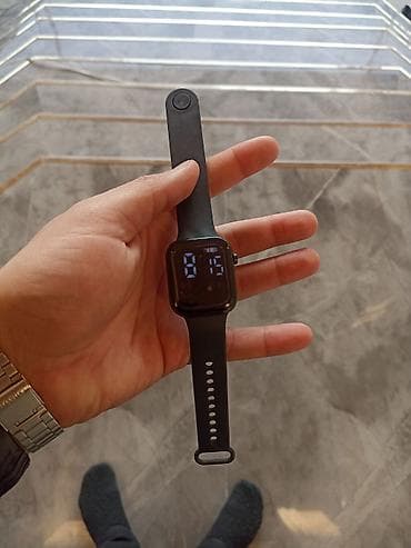 apple watch adapter: Smart saat, Smart, Sensor ekran, rəng - Qara — 2