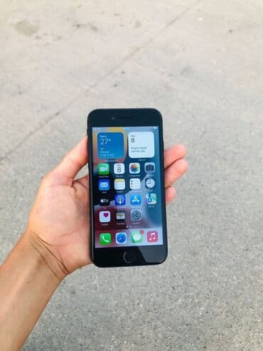 iphone ucun flash kart: IPhone 7, 128 GB, Qara, Barmaq izi — 8