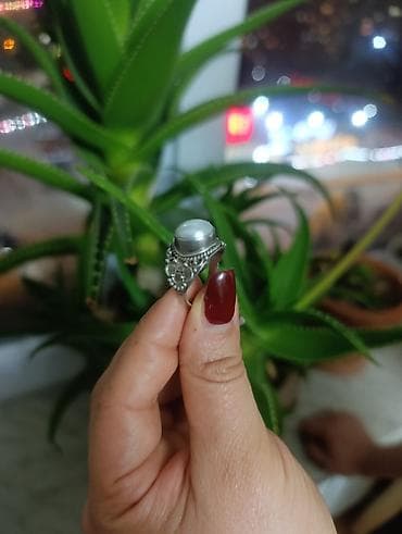 he uzukleri: Üzük, Gümüş, Mirvari — 1