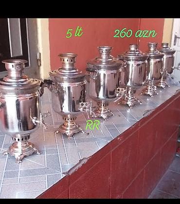 💫RR 5 lt od samovarlari Super veziyyetde seliqeli cehizlik — 1