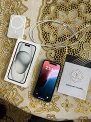 ayfon 11 qiymeti azerbaycanda: IPhone 15, 128 GB, Qara, Face ID — 5