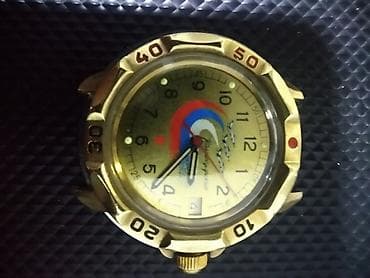 saatdar: İşlənmiş, Qol saatı, Vostok, rəng - Qızılı — 3