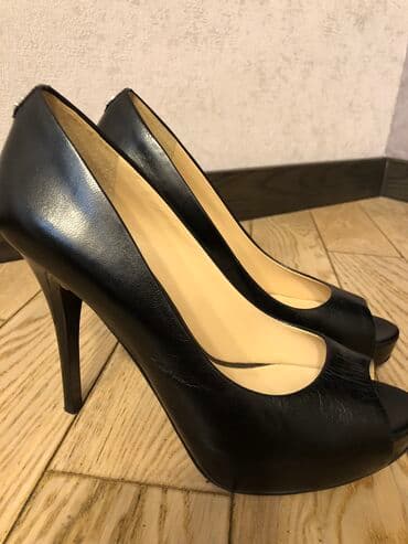 туфли новая не одевала не разу: Туфли, Guess, Размер: 37, цвет - Черный, Б/у — 4