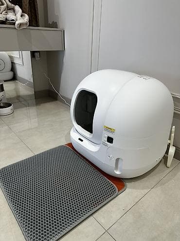 pişik qum qabı: PETKIT avtomatik pişik tualeti + xalça - Ağıllı özünü-təmizləmə — 4