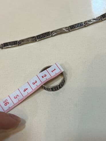 Свадебные платья и аксессуары: В комплекте: Кольцо, Браслет, Серебро, 925 проба, 22 г — 2