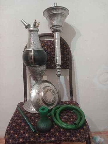 uzuk sekilleri: Nərdilan (şişəli) nargilə dəsti - Material: əsas hissələr metal — 4
