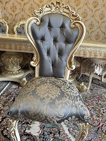 metbex ucun kunc divan: Qonaq otağı üçün, İşlənmiş, Qatlanmayan, rəng - Boz Stul — 3