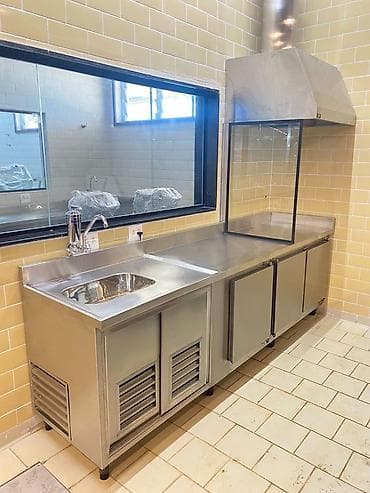 Soyuducu avadanlığı: Paslanmayan poladdan peşəkar mətbəx mebelləri və iş masaları Məhsulun — 3