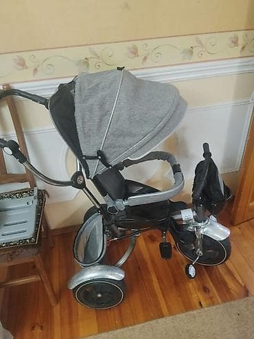 Uşaq velosipedləri: Uşaq üçtəkərli velosipedi – valideyn idarəetməsi və kölgəlikli model — 2