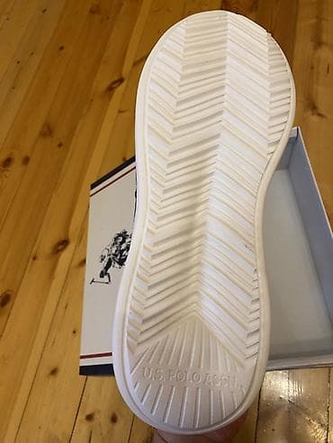 eclat sport: U.S. Polo Assn. kişi idman ayaqqabısı - Rəng: tünd göy/qara tonlar — 2