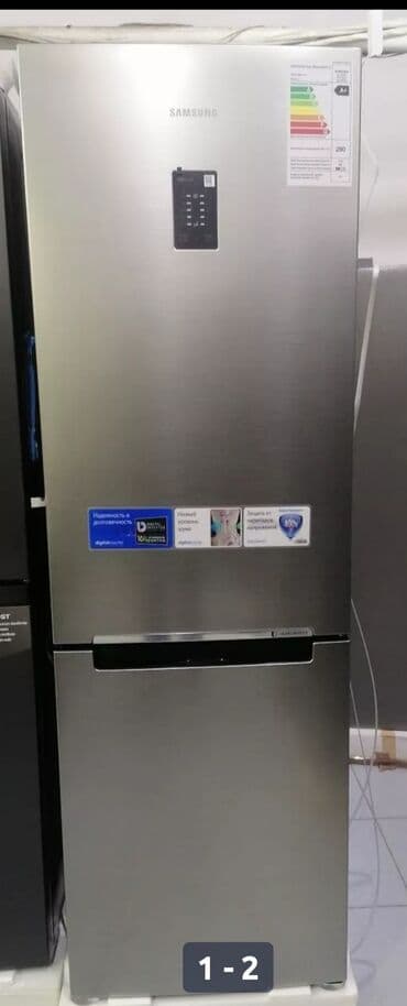 midea az: İşlənmiş 2 qapılı Samsung Soyuducu Satılır, rəng - Boz, Təkərli — 2