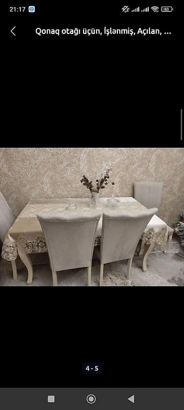 200 ml stekan: 6 stul 120 manat — 2