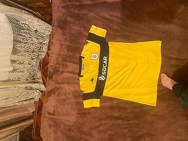 Futbolkalar: Kappa istehsalı futbol köynəyi – Neftçi PFK üçün sarı-qara dizayn — 4