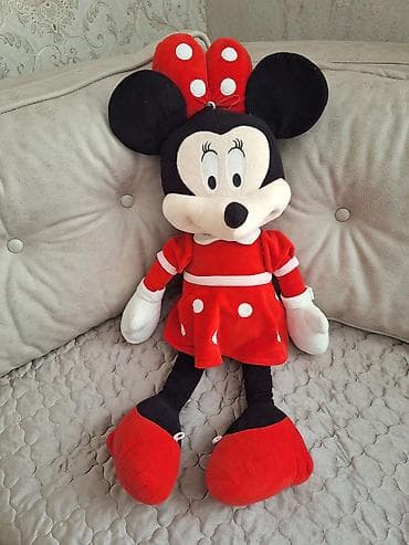 uşaqlar ucun oyuncaqlar: Böyük ölçülü yumşaq Minnie Mouse oyuncaq kukla - Material: yumşaq — 3