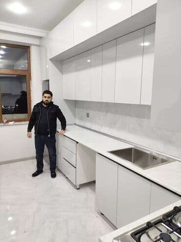 kapron çənlər: Кухонный гарнитур на заказ, Самозакрывающие петли, MDF, Нет кредита, Бесплатная доставка — 27