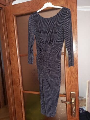 qara qisa don modelleri: Zərif ziyafət donu – LADY CLUB - Rəng: qara əsas üzərində xırda — 2