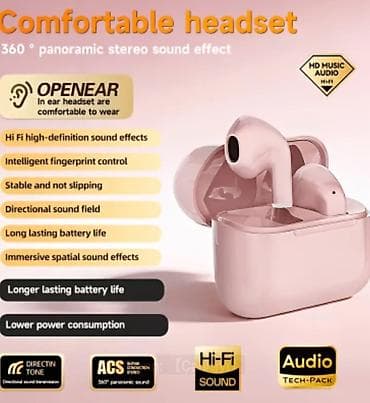 Qulaqcıqlar: Yeni Simsiz (Bluetooth) Qulaqcıqlar, rəng - Ağ — 3