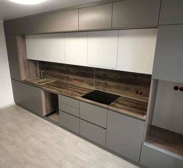 xaş sifarişi: Sifarişlə mətbəx dəsti, Özü çəkən petlələr, MDF, Kredit yoxdur, Pulsuz çatdırılma — 4