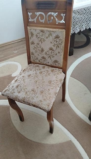 kuru: Klassik üslubda yemək otağı dəsti - Masa: düzbucaqlı forma — 4