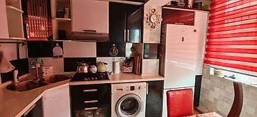 perla stol stul: Mətbəx mebeli dəsti – bərkidilmiş komplekt - Dizayn: Qara-ağ rəng — 2