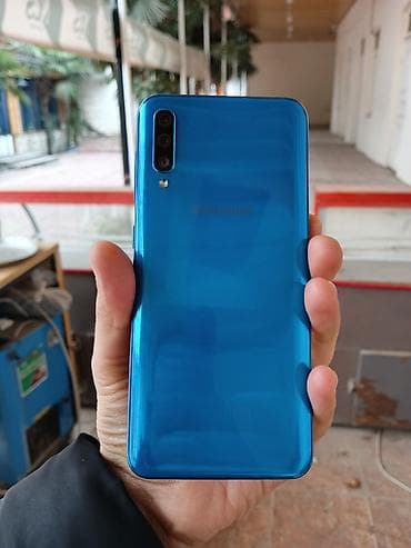 Samsung Galaxy A50, 128 GB, rəng - Mavi, Barmaq izi