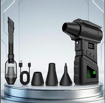 teker kompressoru: Akkumulyatorlu 2-si-1 mini tozsoran və güclü hava üfürən Avtomobil və — 10