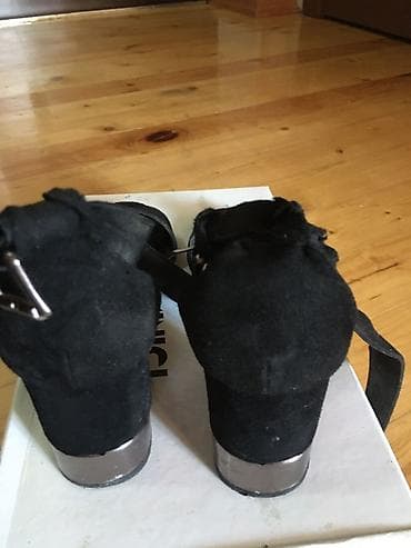 Ботинки и ботильоны: Размер: 37, цвет - Черный, Б/у — 2