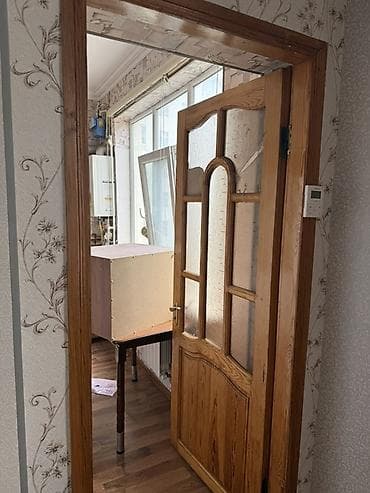 balta: Ağac iç qapı dəsti (3 ədəd) - Material: tam ağac (təxmini şam). Təbii — 2