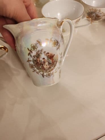 çay serviz: Çay dəsti, rəng - Bej — 6