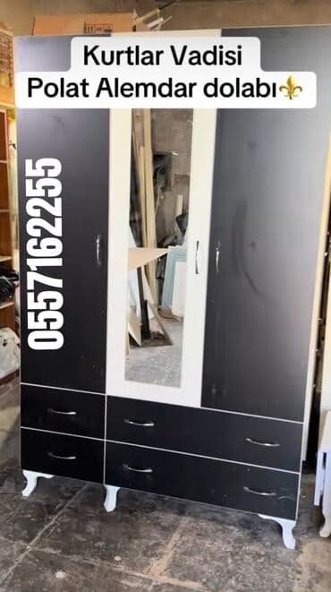 qapi: Yeni, Açılan, 1 qapı Düz dolab, Dolab-asılqan — 10