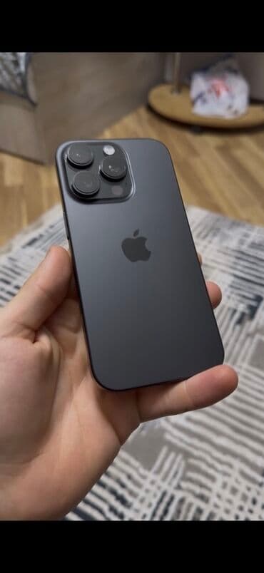 15 pro max 512 qiymeti: IPhone 16 Pro, 128 GB, Black Titanium, Face ID — 1