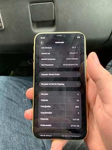 iphone xs kamera: IPhone 11, Sarı, Face ID — 7