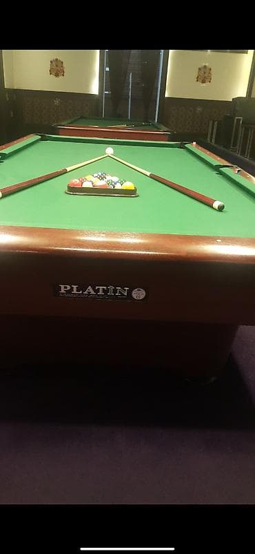 Maskalar, eynəklər: Platin brendinin peşəkar bilyard (pool) masasının komplekti — 6