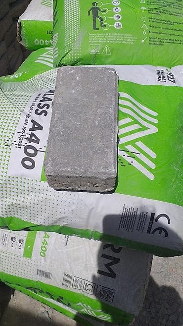 nerjavika su ceni: Beton səki daşı (daş döşəmə plitəsi) - Material: vibro-press beton - — 4