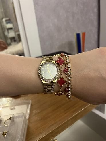 anti pas: Qol saatı, Michael Kors, rəng - Qızılı — 5