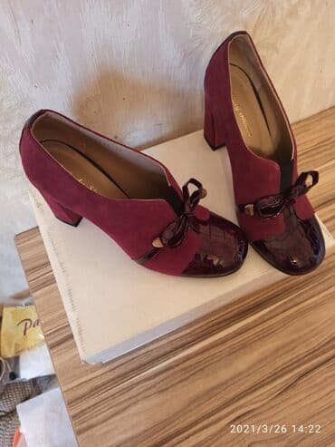 dəri qadın botilyonu: AYAQQABI 1 defe geyilib Toya Yenidir 220m.alınıb babalı brend firmadır — 4