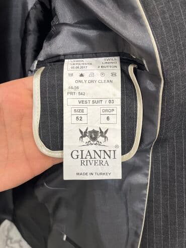 прокат мужских костюмов в баку: Kişi kostyumu 3-lü dəst✅ Marka-Gianni Rivera İstehsal-Türkiyyə Az — 3
