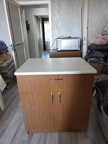 Mətbəx mebeli: Mətbəx mebel dəsti - Material: laminat/LDSP ağac teksturalı fasadlar — 1