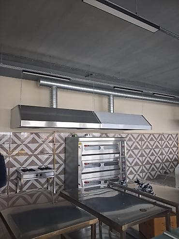 Mətbəx üçün paslanmayan poladdan (nerj) havadartma zontiki/aspirasiya