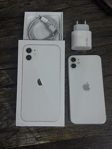 samsung a14 qiyməti: IPhone 11, 128 GB, Ağ, Barmaq izi, Simsiz şarj, Face ID — 1