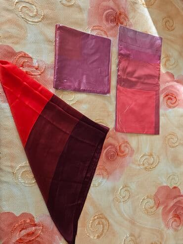 женские красные шарфы: Təcili!!! Yeni heç işlenmemiş eni ve uzunluğu 90 sm olan şarf satılır — 4