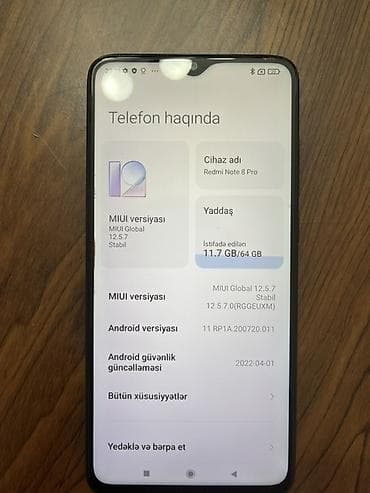 redmi note 19: Xiaomi 64 GB, rəng - Qara, 
 İki sim kartlı — 3