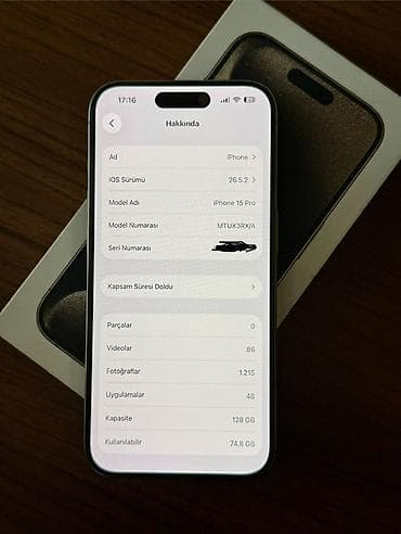 philips xenium 9@9d: IPhone 15 Pro, 128 GB, White Titanium, Face ID — 8