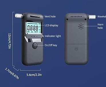 alkotester: Yüksək dəqiqlikli portativ alkoqol ölçən cihaz - Nəfəs analizinə — 7