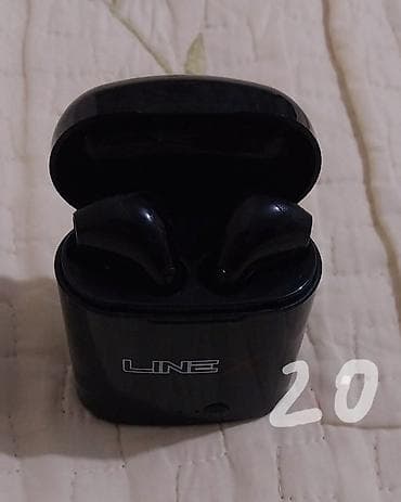 İşlənmiş Simsiz (Bluetooth) Qulaqcıqlar, rəng - Qara