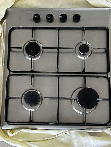 efba soba: Qaz plitəsi – 4 gözlü, inox səth - 60 sm enli, tezgaha quraşdırıla — 3