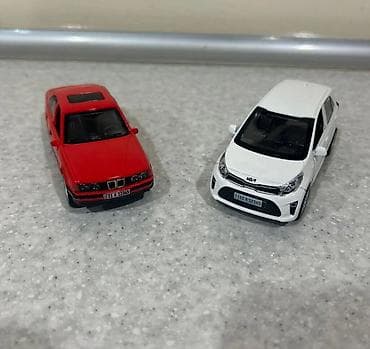 dəmir maşın: Ağ rəngli metal oyuncaq miniatür avtomobil - Korpus: metal gövdə — 3