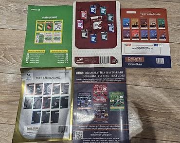 Kitablar və jurnallar: 👉 Ədəbiyyat + Riyaziyyat+Azərbaycan dili + İngilis dili kitabları — 9