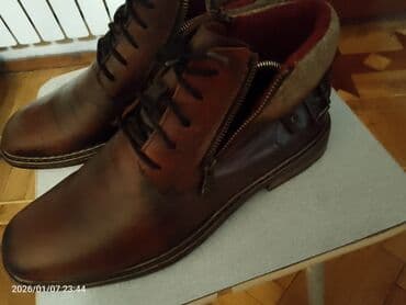 Ayaqqabılar: Kişi üçün dəri qış botları az geyinilmişREKkER almaniya istehsalı - — 10