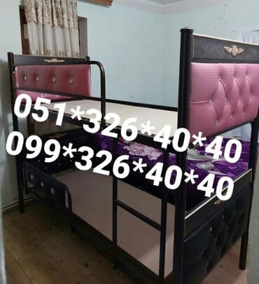 tek çarpayı: Oğlan və qız üçün, Yeni, Çarpayı, Matras ilə, Siyirməsiz — 21